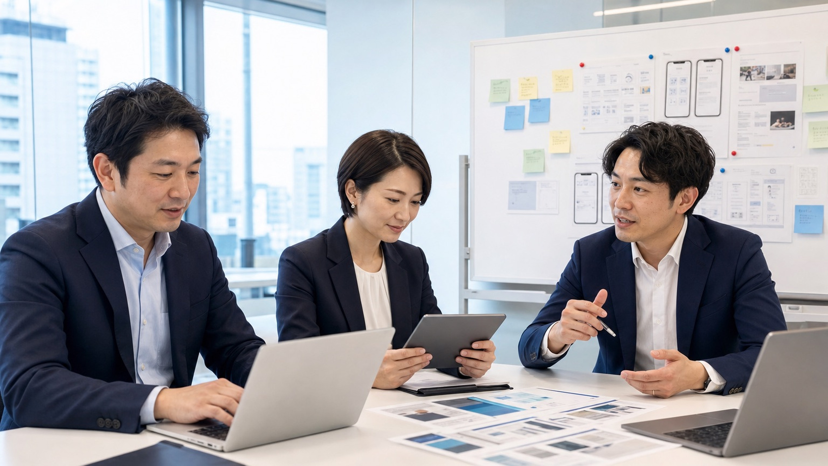 AIを活用した業務フローを実装する様子
